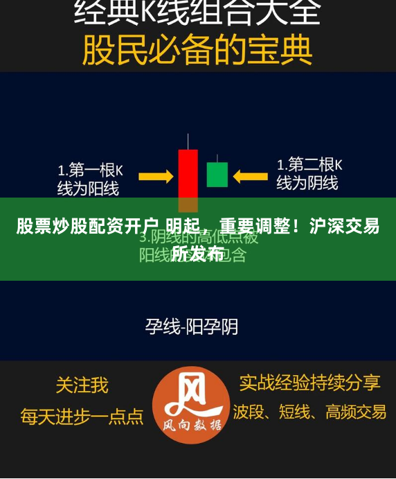 股票炒股配资开户 明起，重要调整！沪深交易所发布